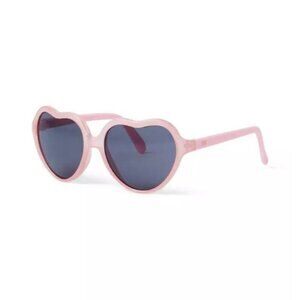 Janie and Jack Toddler Girls Size 2-4 Years Heart Shaped Sunglasses in Pink